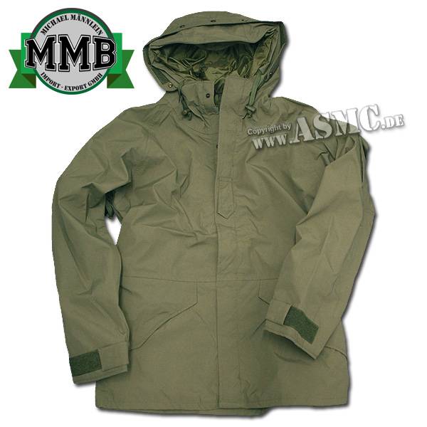 Nässeschutzjacke MMB oliv (Größe M)