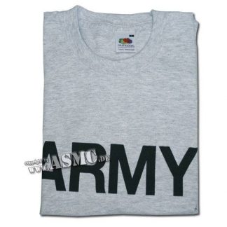 T-Shirt Army grau Big A (Größe M)