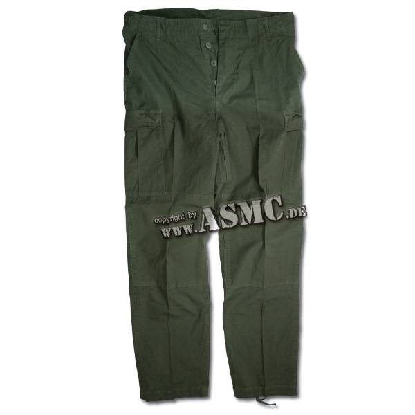 Hose BDU Style oliv Ripstop washed (Größe XL)