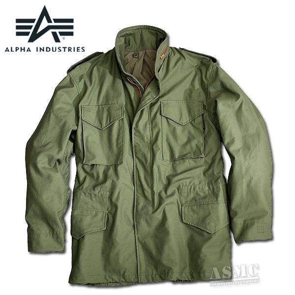 Feldjacke M-65 Alpha Industries oliv (GrÃ¶ÃŸe M)