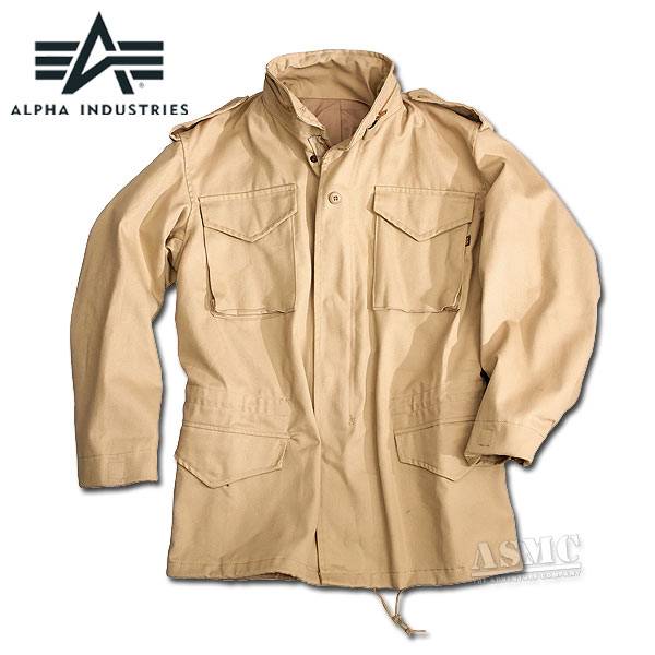 Feldjacke M-65 Alpha Industries khaki (Größe S)