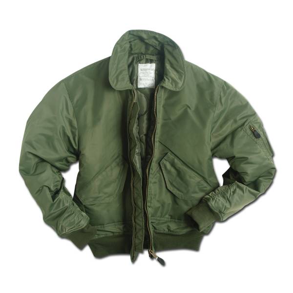 US Fliegerjacke CWU Basic Mil-Tec oliv (Größe M)