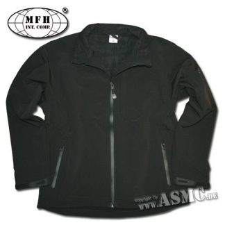 Softshell Jacke MFH Flying schwarz (Größe XXL)