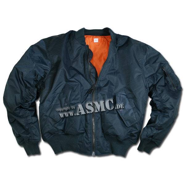 Fliegerjacke MA-1 Style blau (GrÃ¶ÃŸe XL)