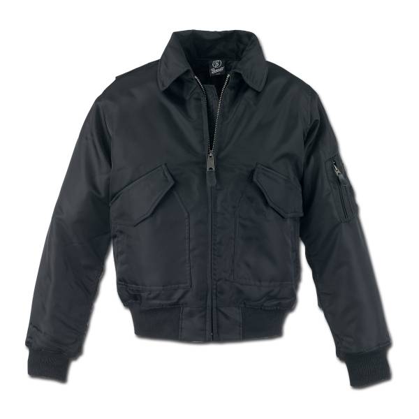 Jacke Brandit CWU Fliegerjacke schwarz (Größe 5XL)