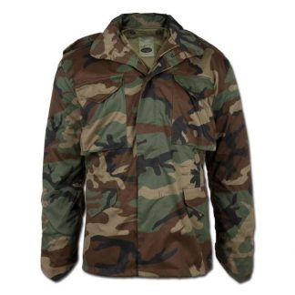 Feldjacke Mil-Tec M-65 Style woodland (GrÃ¶ÃŸe S)