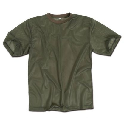 T-Shirt Mesh oliv (Größe L)