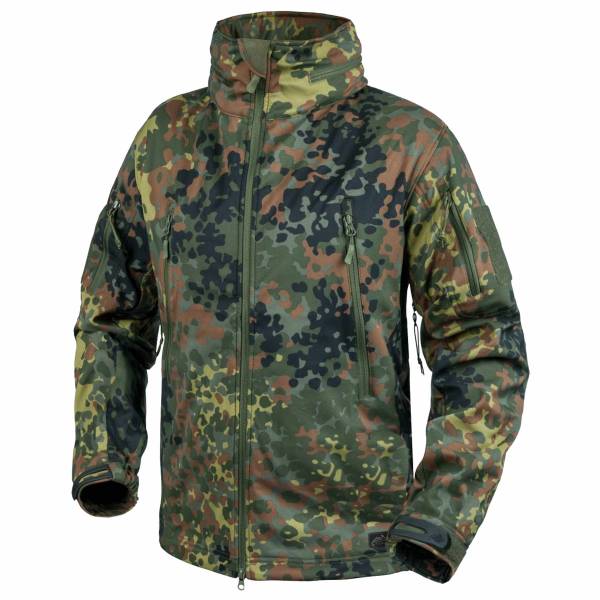 Helikon-Tex Jacke Gunfighter Shark Skin Windblocker flecktarn (GrÃ¶ÃŸe XL)
