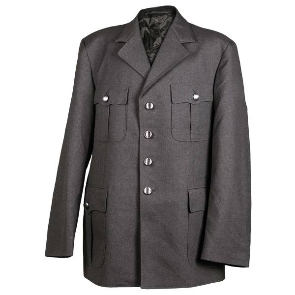 BW Uniformjacke Wachpersonal grau gebraucht (Größe 170/104)