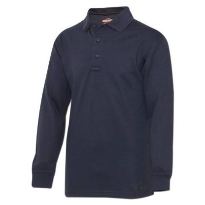 Polohemd Tru-Spec 24-7 Langarm blau (Größe S)