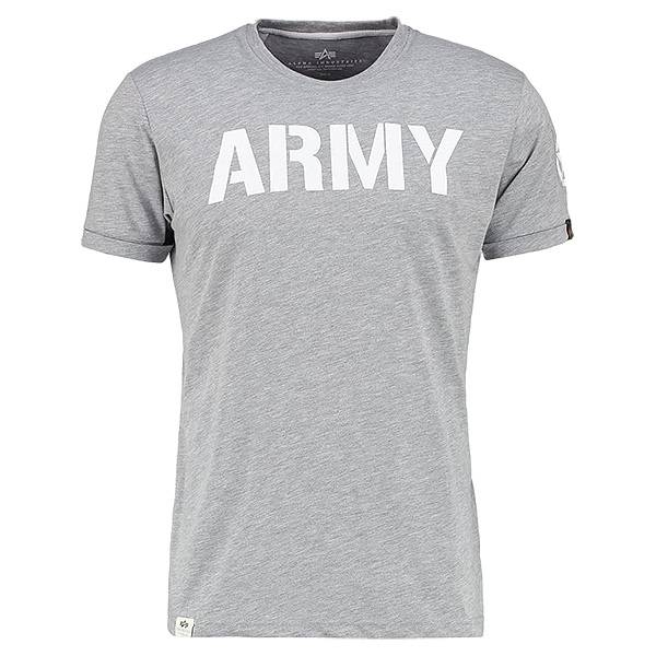 Alpha Industries T-Shirt Army grau (Größe S)