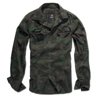 Brandit Shirt SlimFit woodland (Größe XXL)