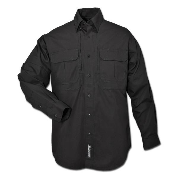 5.11 Tactical Shirt Langarm Cotton schwarz (Größe XL)