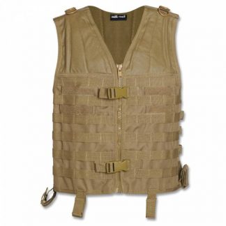Weste Mil-Tec Molle Carrier coyote