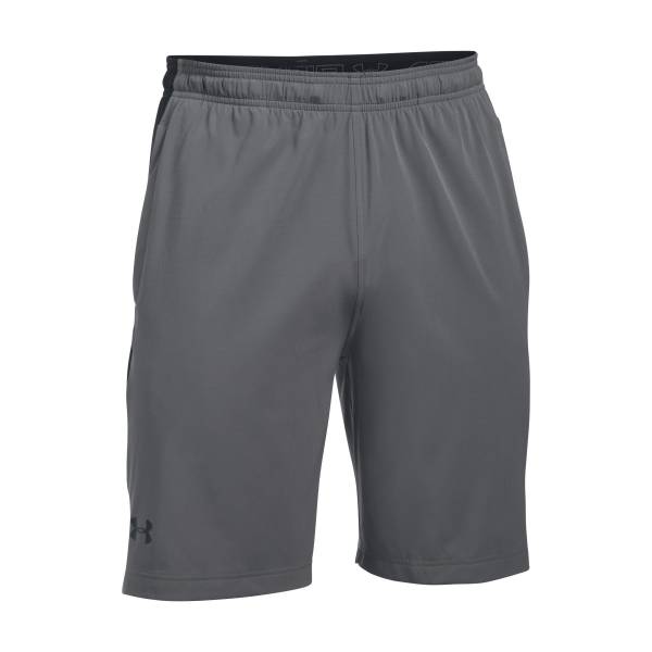 Under Armour Fitness Short Supervent Woven grau schwarz (Größe S)