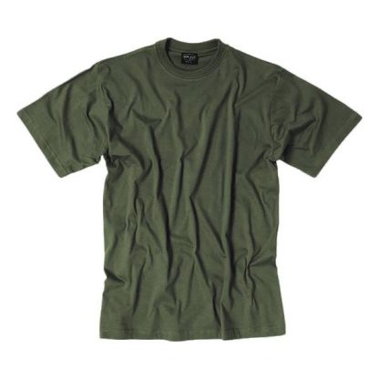 T-Shirt US Style grau-oliv (Größe XL)