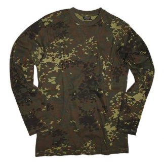 Langarmshirt flecktarn (Größe S)