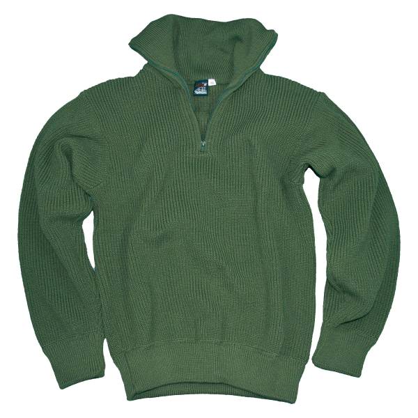 Pullover Troyer Elbe I oliv (Größe 58)