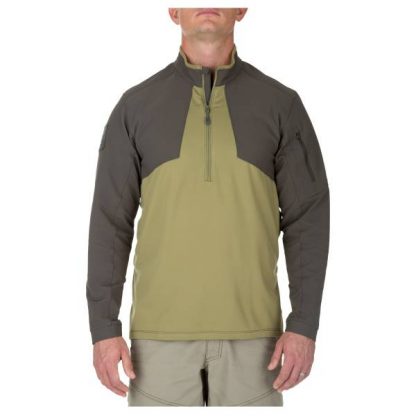 5.11 Sweatshirt Thunderbold Half Zip underbrush (Größe XL)