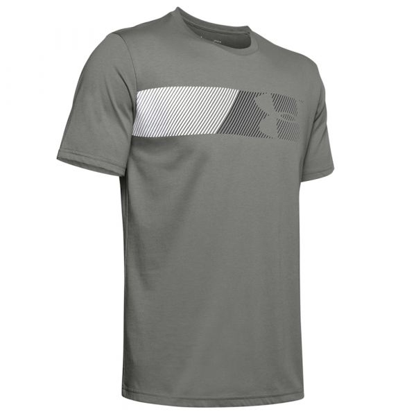 Under Armour Shirt Fast Left Chest 2.0 SS gravity green (Größe XXL)