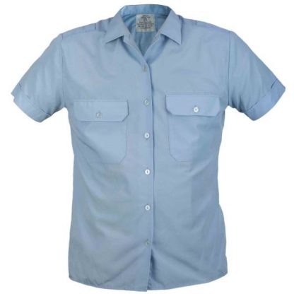 BW Diensthemd Kurzarm Damen blau gebraucht (Größe 38)