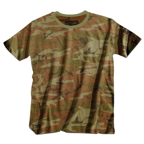 T-Shirt Alpha Industries Bodywear woodland (Größe M)