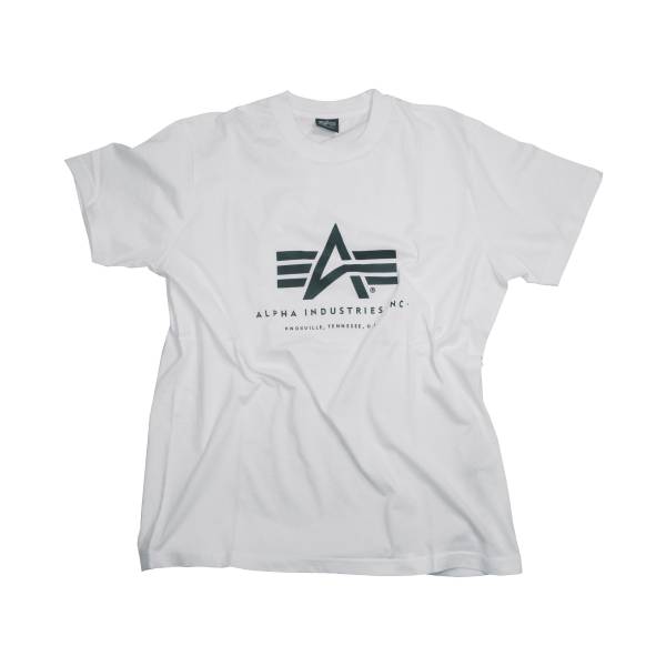 T-Shirt Alpha Industries Basic weiß (Größe S)