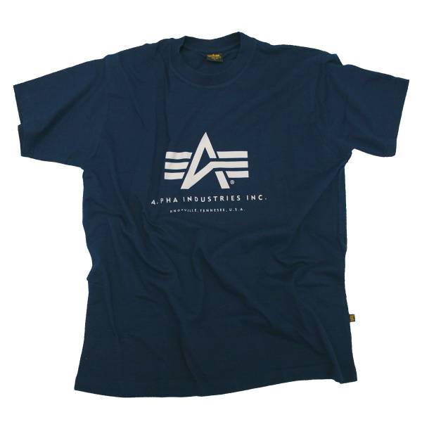 T-Shirt Alpha Industries Basic blau (Größe S)