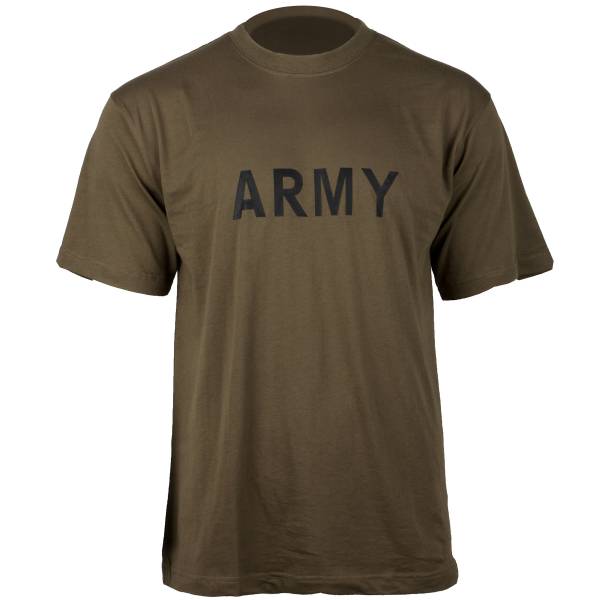 T-Shirt ARMY oliv (Größe L)