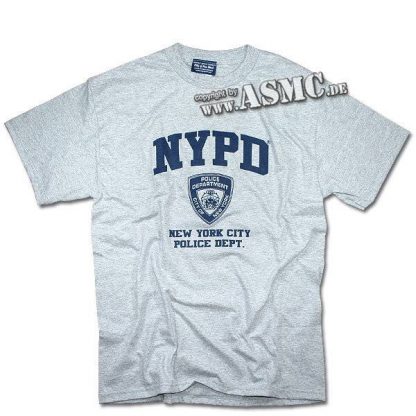 T-Shirt NYPD grau (Größe S)