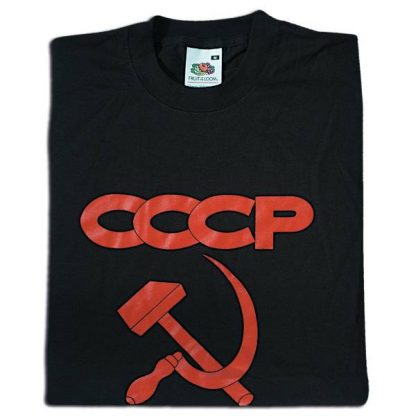 T-Shirt CCCP schwarz (Größe XXL)