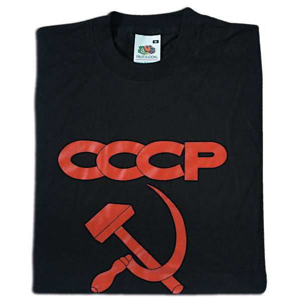 T-Shirt CCCP schwarz (Größe S)