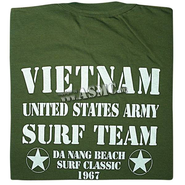 T-Shirt Vietnam Surf Team oliv (Größe L)