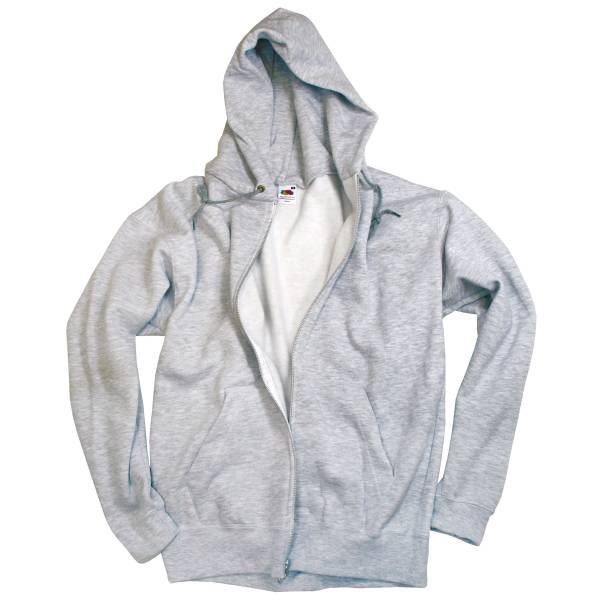 Zip-Hood Sweatshirt grau (Größe M)