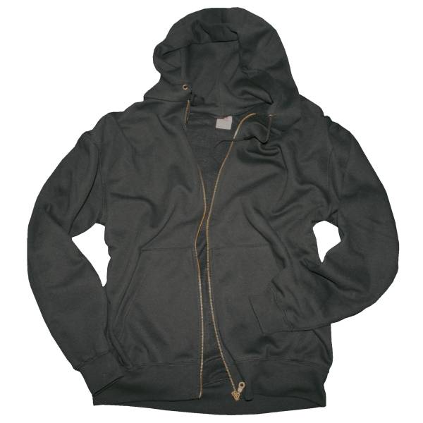 Zip-Hood Sweatshirt schwarz (Größe M)