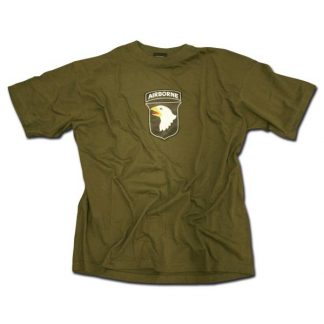 T-Shirt 101st Airborne Division oliv (Größe S)