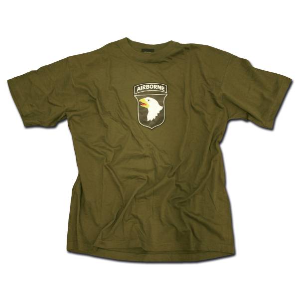 T-Shirt 101st Airborne Division oliv (Größe M)