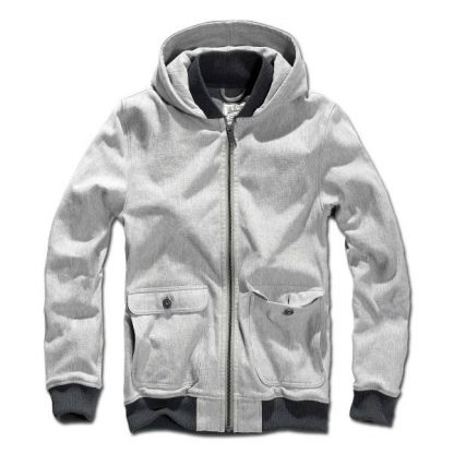 Sweatjacke Brandit Maddock grau (Größe S)