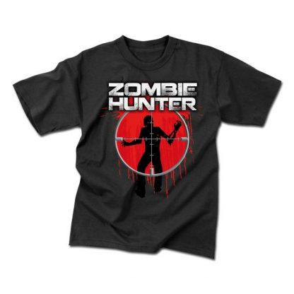 T-Shirt Rothco Zombie Hunter schwarz (Größe S)