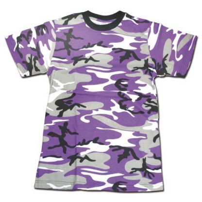 T-Shirt MMB lila-camo (Größe M)