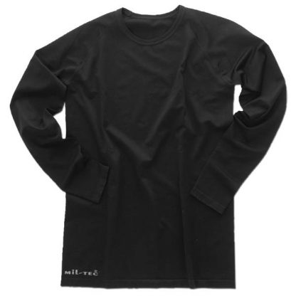 Langarmshirt Mil-Tec Sports schwarz (Größe M)