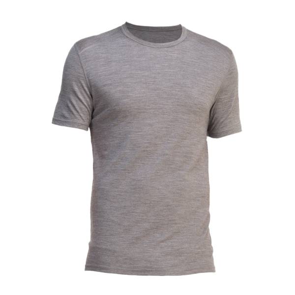 Icebreaker Merino T-Shirt Oasis kurzarm Crewe grau (Größe M)