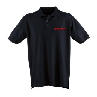 Poloshirt Böker Stitch schwarz (Größe M)