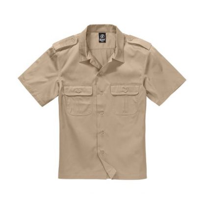 Brandit Shirt US halbarm camel (Größe 7XL)