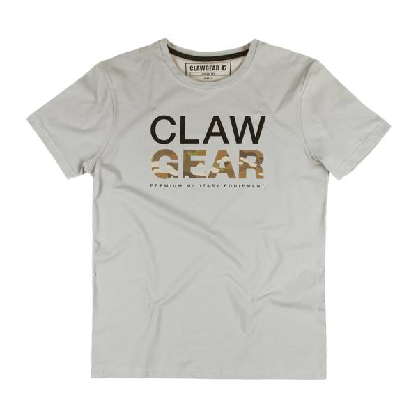 ClawGear Shirt Mc Tee light grey (Größe XXL)