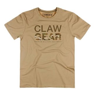 ClawGear Shirt Mc Tee khaki (Größe S)