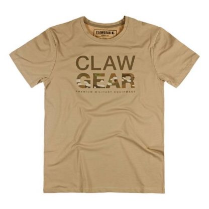 ClawGear Shirt Mc Tee khaki (Größe S)