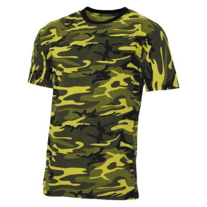 MFH T-Shirt US Streetstyle yellow-camo (Größe S)