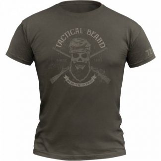720gear T-Shirt Tactical Beard army oliv (Größe S)