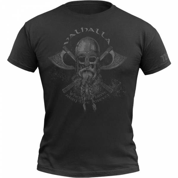 720gear T-Shirt Valhalla schwarz (Größe XXL)